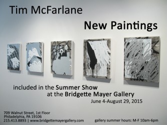 Digital postcard for Summer Show at Bridgette Mayer Gallery