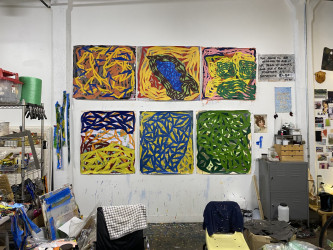 tim mcfarlane studio visit, summer 2024