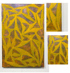 tim mcfarlane untitled yellow painting 2025